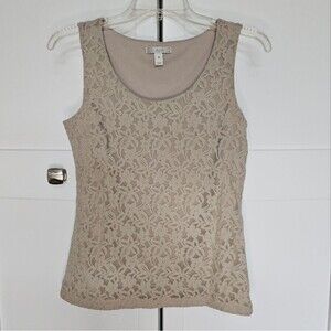 Dana Buchman lace tank top size S